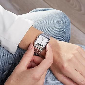Casio AQ-230A-7D – Orologio Unisex Analogico Digitale in Acciaio | LowEconomy