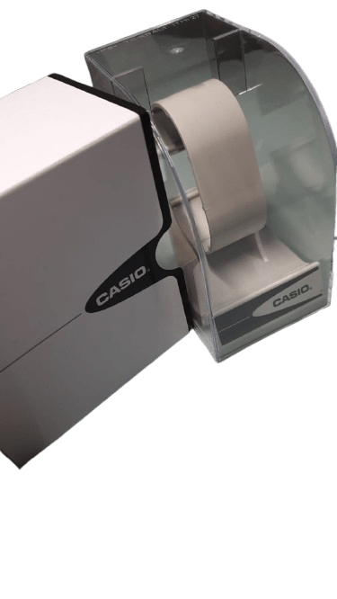 Casio MTP-1239D-7A uomo in acciaio inossidabile color argento