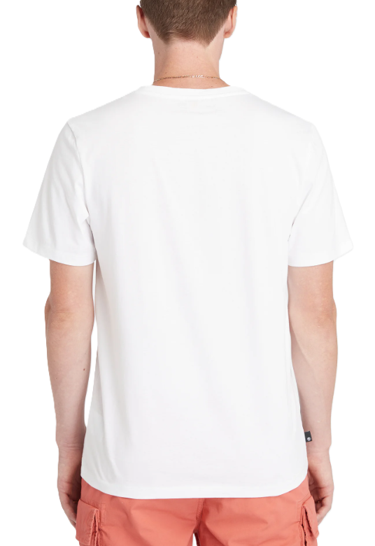 Acquista la T-Shirt Timberland Stack Logo Tee TB0A2AJ1 in cotone biologico. Comfort, stile e sostenibilità per il tuo look quotidiano. Disponibile in diverse taglie e colori