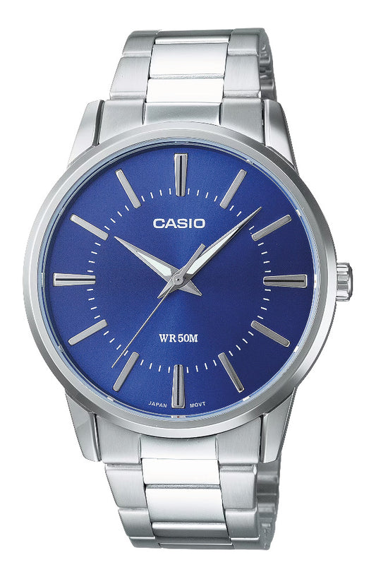 Casio MTP-1303PD-2A – Orologio Uomo Elegante con Quadrante Blu in Acciaio | LowEconomy