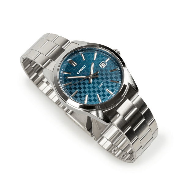 Casio MTP-VD03D-2A2 dettaglio bracciale acciaio inossidabile