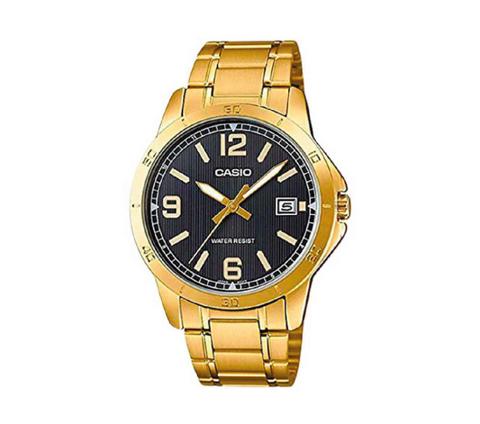 Orologio Casio MTP-V004G-1B per uomo d'orato