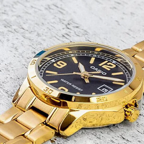 Orologio Casio MTP-V004G-1B per uomo d'orato