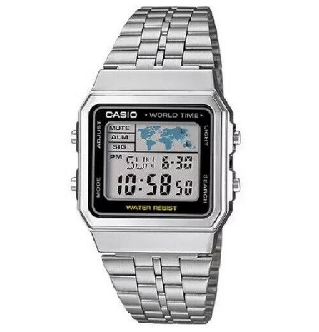 Casio A‑500WA‑1D – Orologio Digitale Vintage | Funzione World Time
