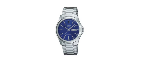 Orologio Casio MTP-1239D-2A Uomo – Analogico, Acciaio Inossidabile, Quadrante Blu
