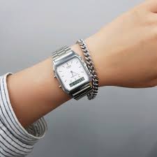 Casio AQ-230A-7D – Orologio Unisex Analogico Digitale in Acciaio | LowEconomy