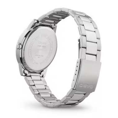 Orologio Casio MTP-1303PD-1A Uomo, Cinturino in Acciaio Inossidabile, Quadrante Nero