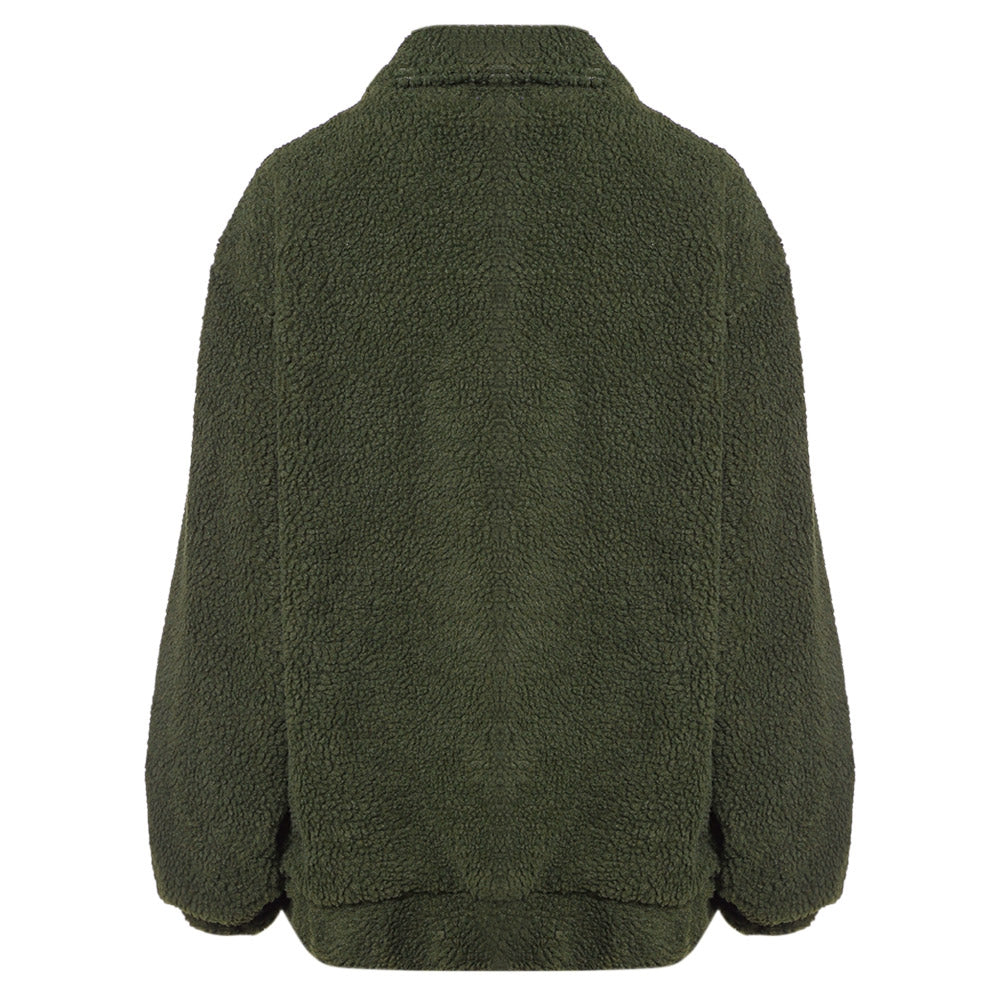 Giubbotto soft donna in cotone e lana