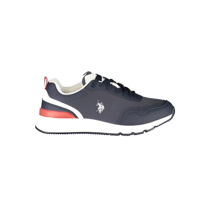 U.S. Polo Assn. Sneakers Uomo Nere con Dettagli a Contrasto e Plantare Removibile