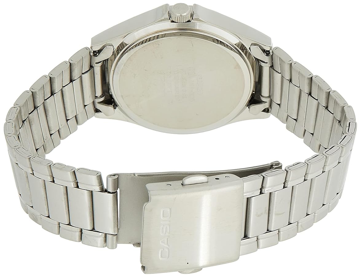 Casio MTP-1239D-7A uomo in acciaio inossidabile color argento
