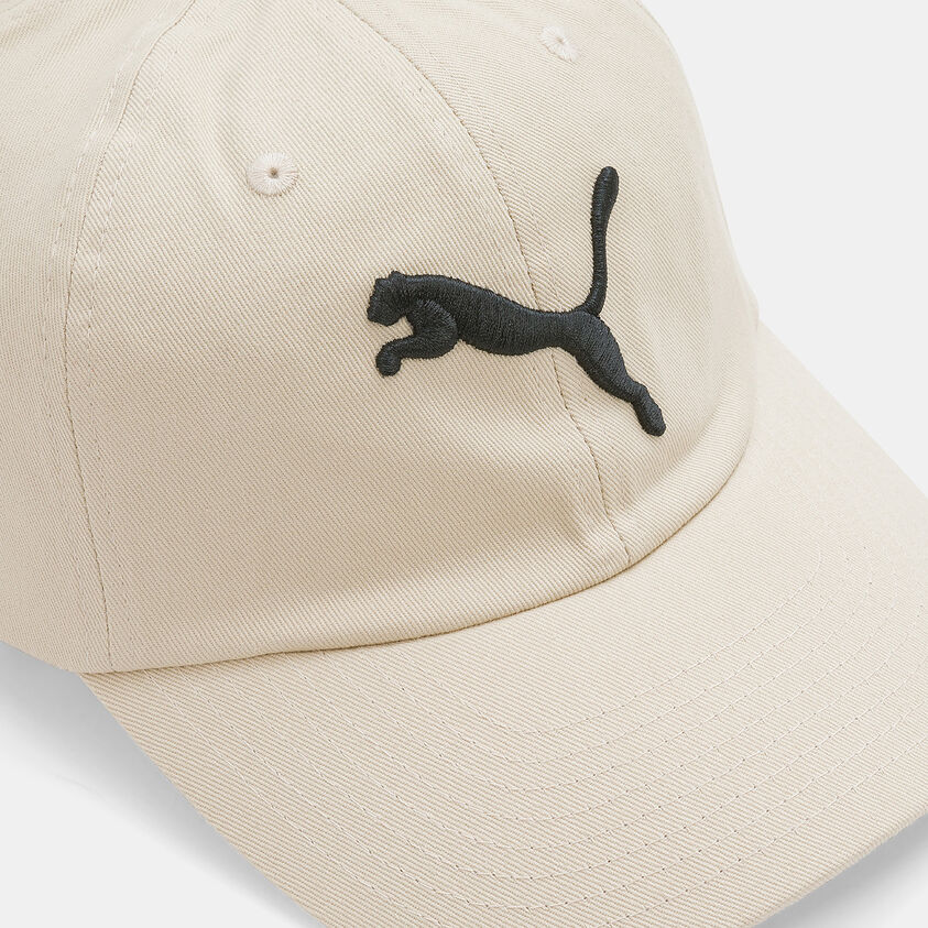 Cappellino PUMA ESS Cap beige da uomo con visiera curva