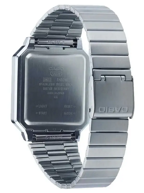 Casio A-100WE-7B – Orologio Digitale Vintage