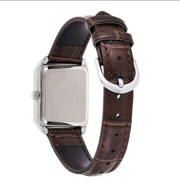 Casio LTP-V007L-7B2 – Orologio da Donna Classico con Cinturino in Pelle Nera