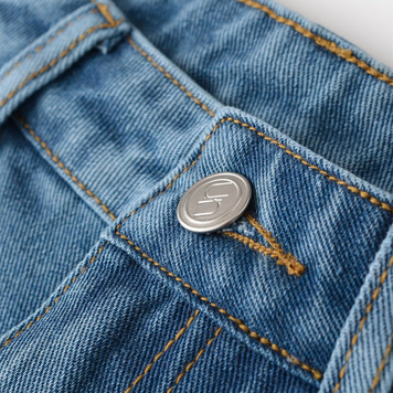 Jeans a mingonna per donna estivo con due tasche frontali 