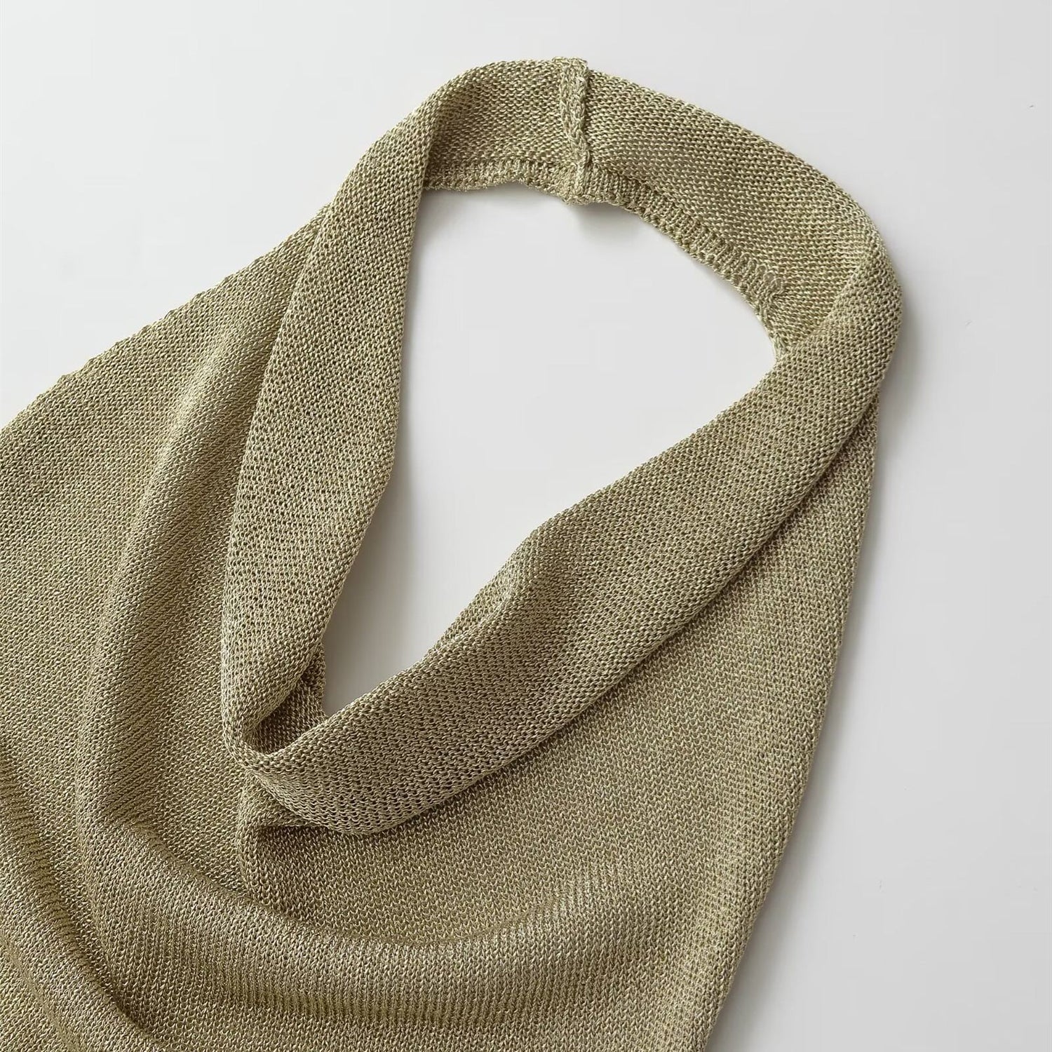 Vestito estivo senza manica per donna, abito svasato