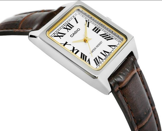 Casio LTP-V007L-7B2 – Orologio da Donna Classico con Cinturino in Pelle Nera