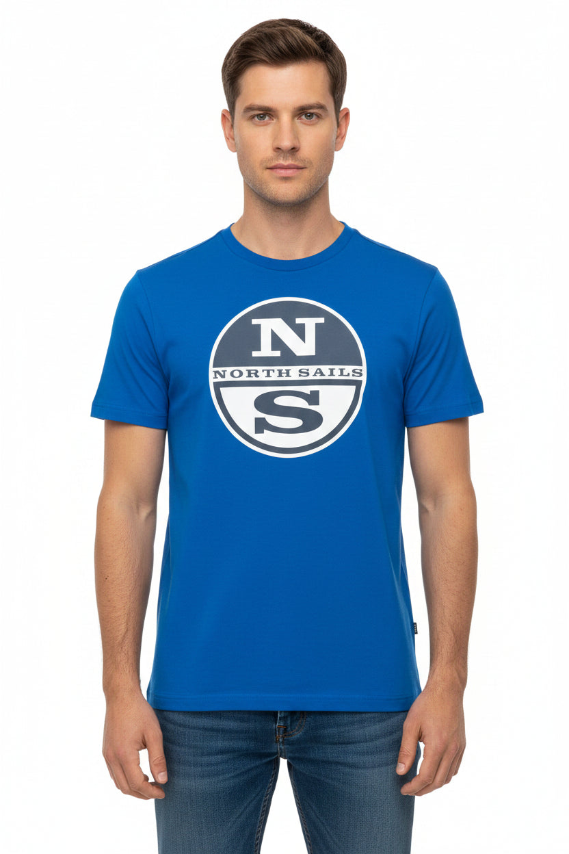 maglietta North&Sails logo grande, manica corta per uomo 