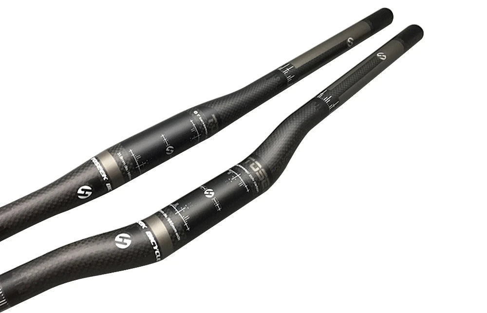 Manubrio Toseek T800 in fibra di carbonio leggero per MTB e bici da strada