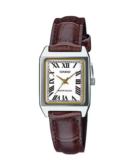 Casio LTP-V007L-7B2 – Orologio da Donna Classico con Cinturino in Pelle Nera