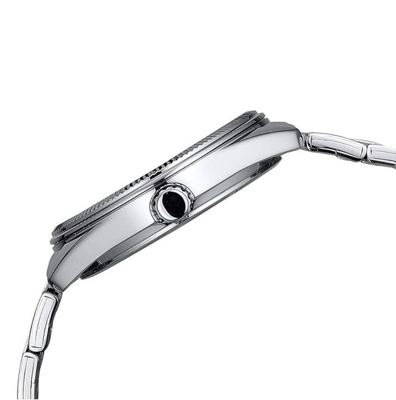 Orologio da uomo Casio MTP-1302D-7A2V con cinturino in acciaio inox, quadrante bianco e movimento al quarzo.
