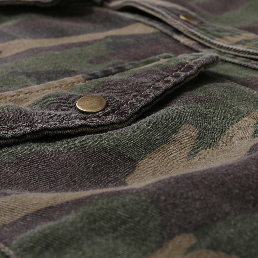 Camicia per uomo stile militare slim fit, spedizione gratuita