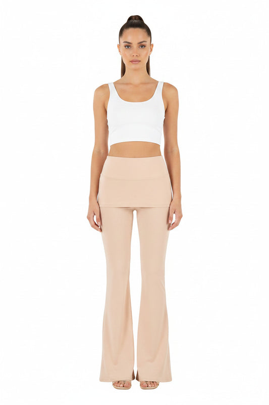 pantaloni-donna-zampa-casual-donna