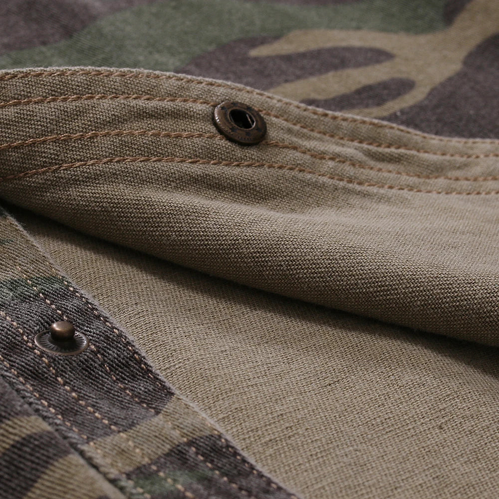 Camicia per uomo stile militare slim fit, spedizione gratuita