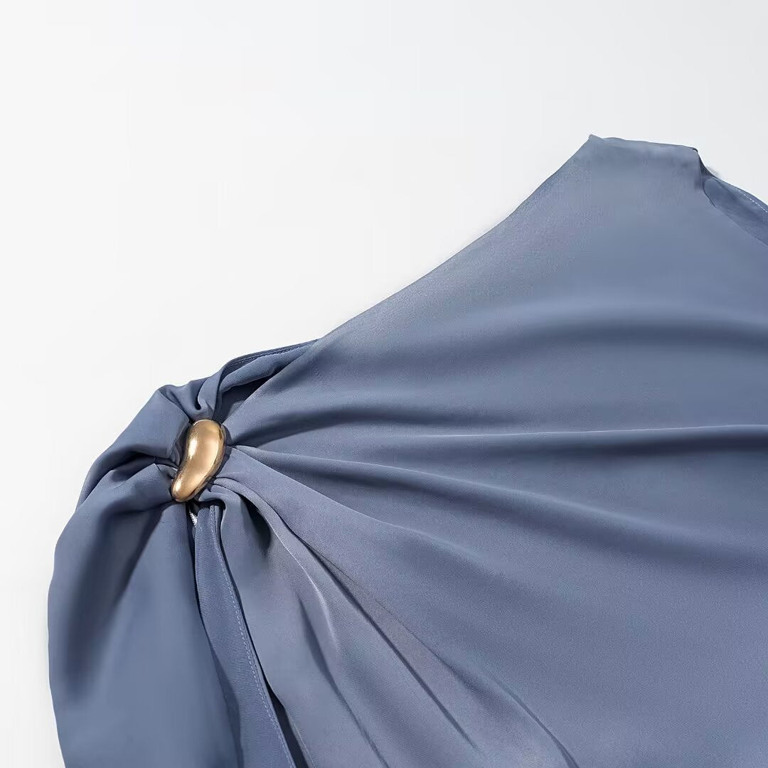 Casacca estiva per donna con scollatura assimetrica