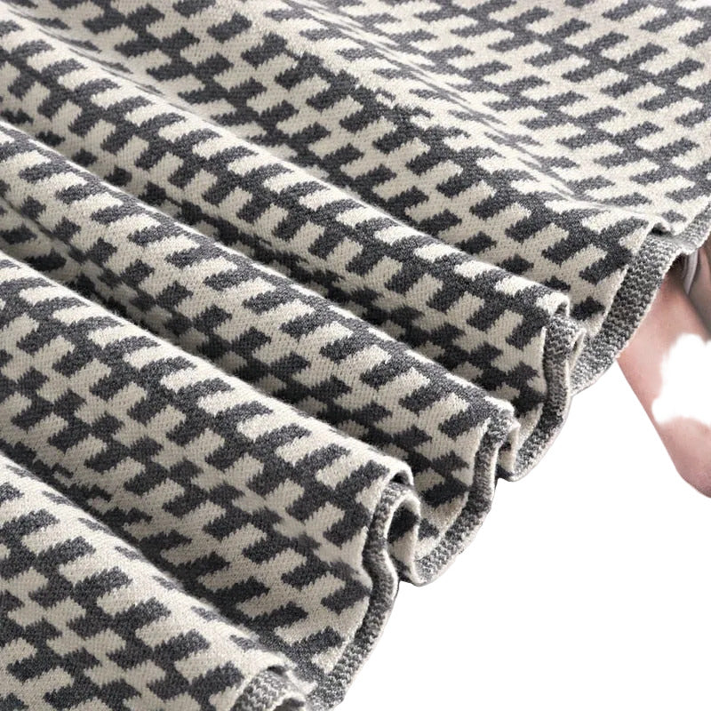 Gonna taglia unica da donna elegante e versatile colore grigio-bianco