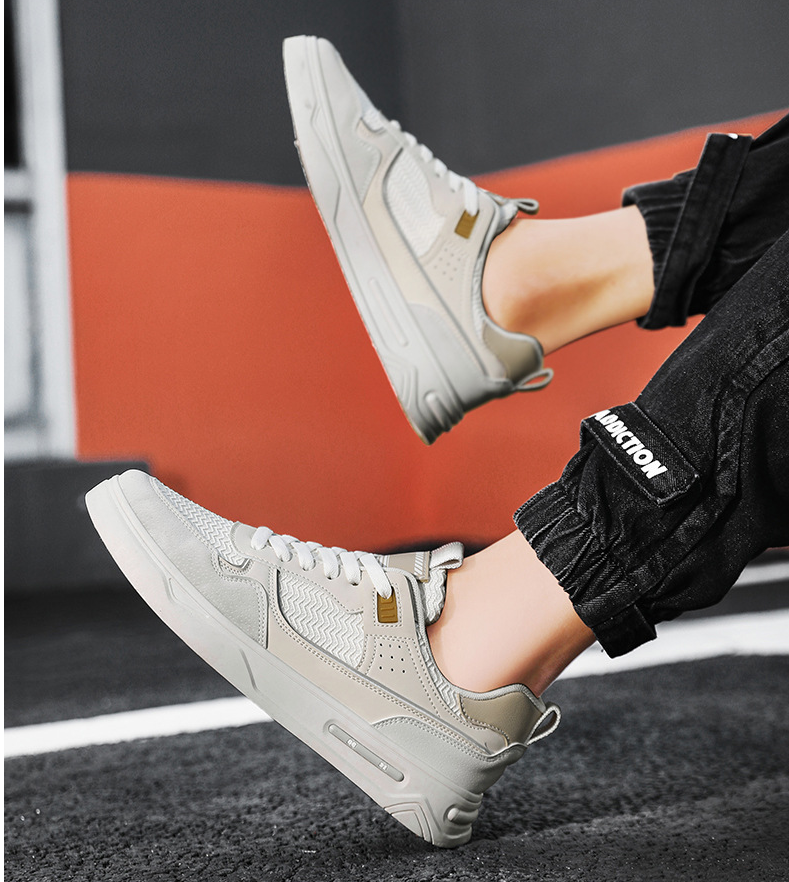 Scarpe sportive da uomo traspiranti a rete bassa per corsa e allenamento