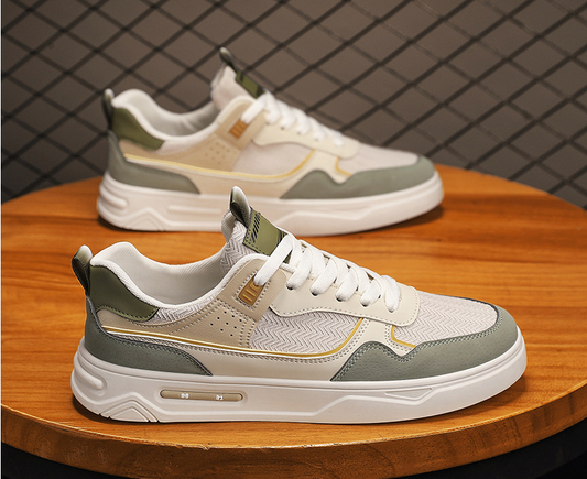 Scarpe sportive da uomo traspiranti a rete bassa per corsa e allenamento