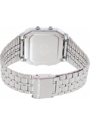 Casio A-500WA-7D Orologio Digitale Uomo – Design Retrò con Cinturino in Resina Bianco