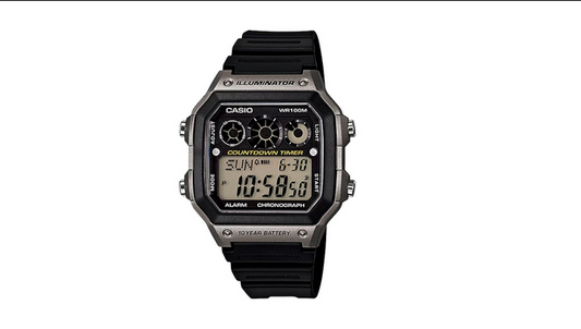 Casio AE-1300WH-8A – Orologio digitale uomo sportivo 100 m, 10 anni batteria