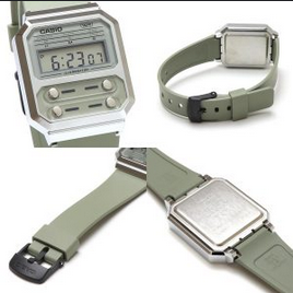 Casio A-100WEF-3A – Orologio Digitale Vintage