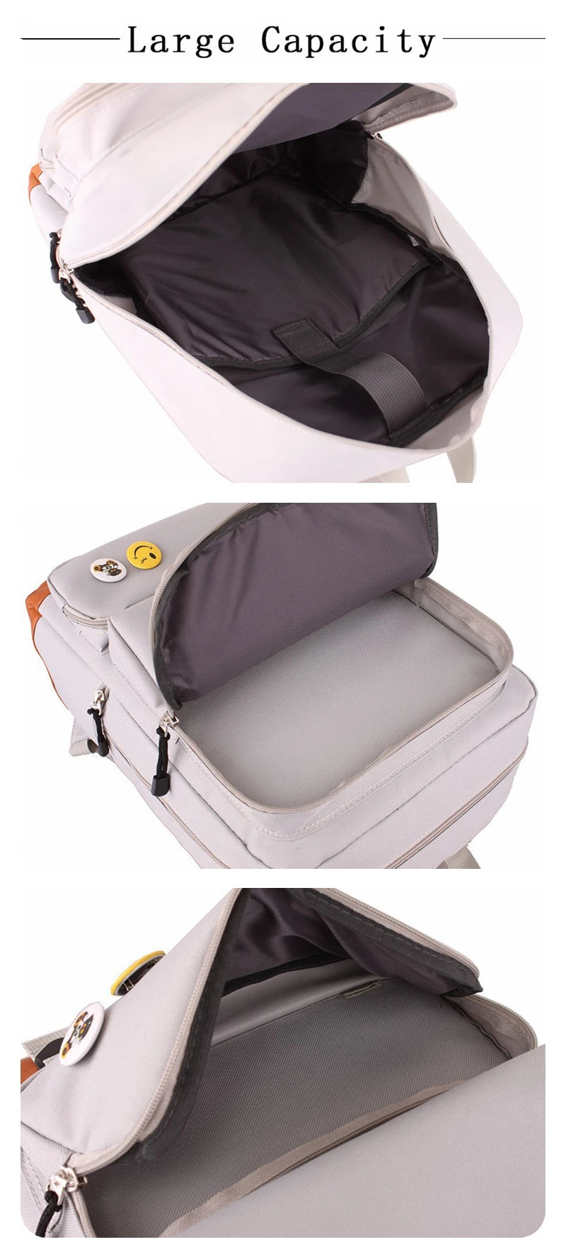 Zaino unisex di supernatural, grande capacità economico