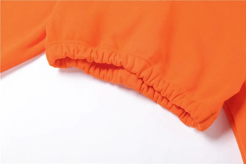 Tuta Manica Lunga Outfit Felpe Pantaloni Sport Streetwear 2 Pezzi Pant Set Femminile - Loweconomy