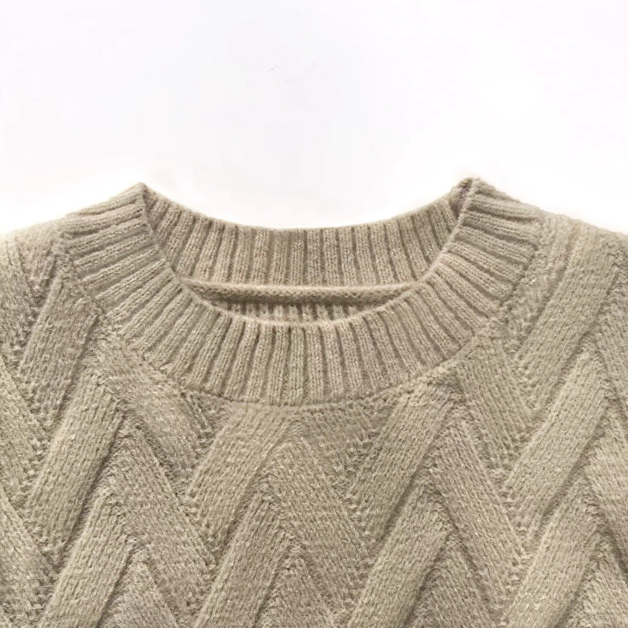 maglione per donna a girocollo invernale, economico
