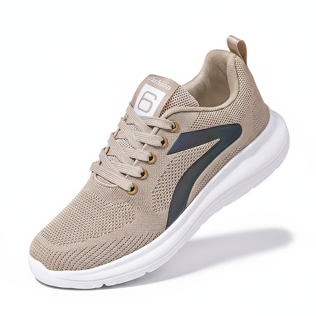 Scarpa sportiva per donna leggera e traspirante in tessutto con punta arrotondata
