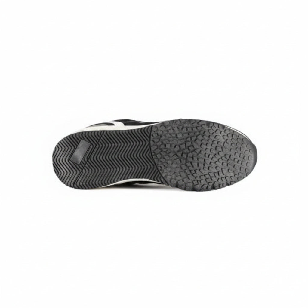 Sneakers uomo U.S. Polo Assn. nere con dettagli a contrasto bianco e grigio