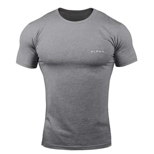T-shirt gym sport men fitness, T shirt bianca uomo