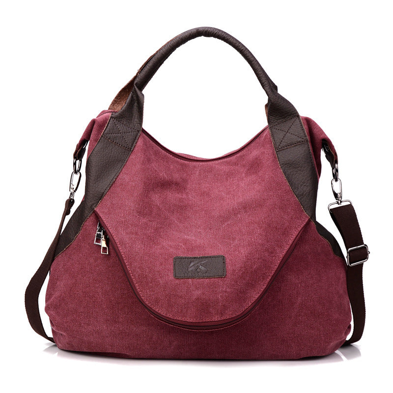 Borsa donna casual capiente, economica, resistente a tracolla adatta per uso quotidiano