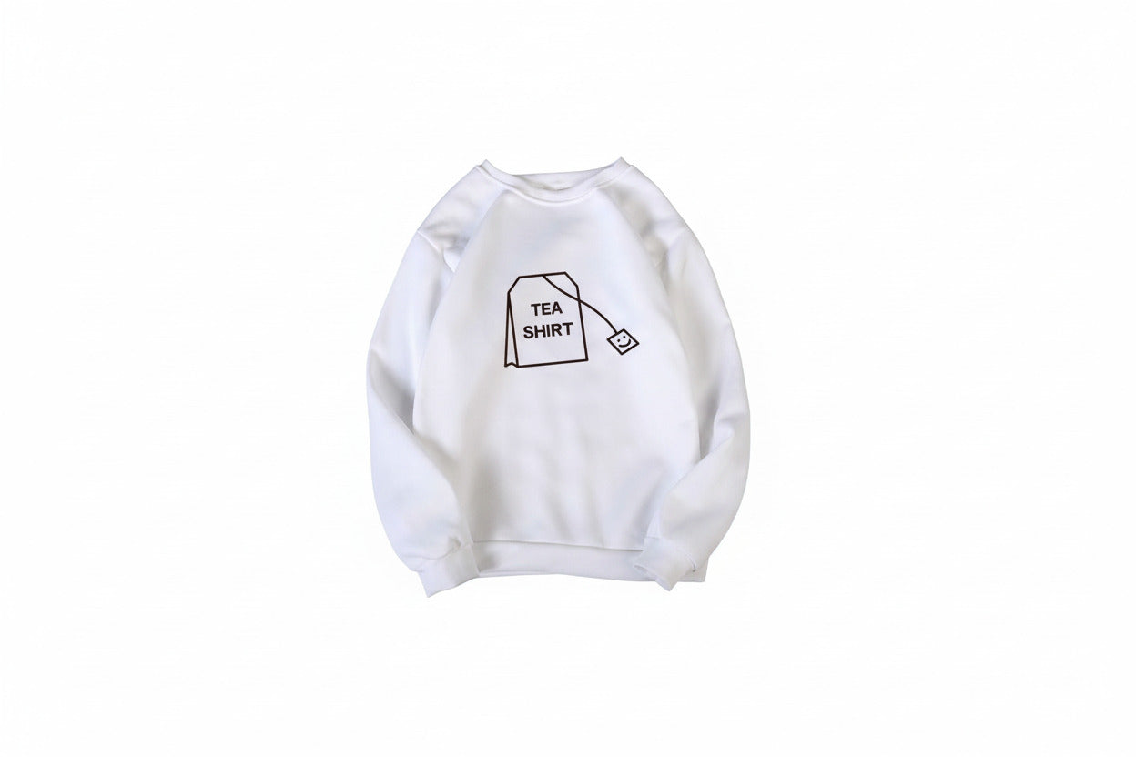 felpa girocollo donna morbida casual comoda