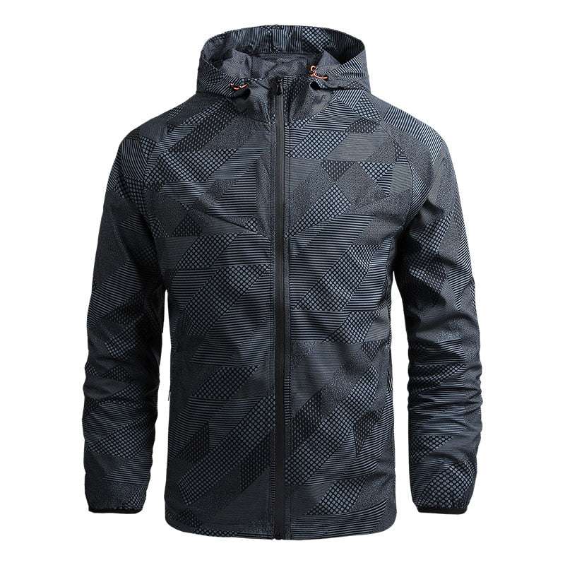 Giacca uomo antivento sportiva outdoor