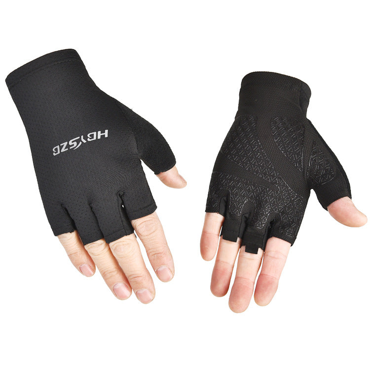 Guanti ciclismo senza dita estivi traspiranti unisex
