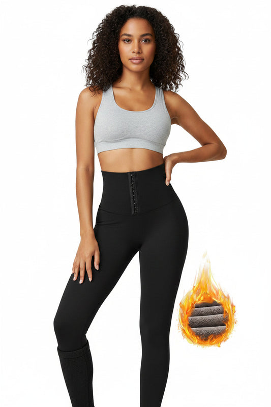 Leggings felpati donna sport gym - Loweconomy