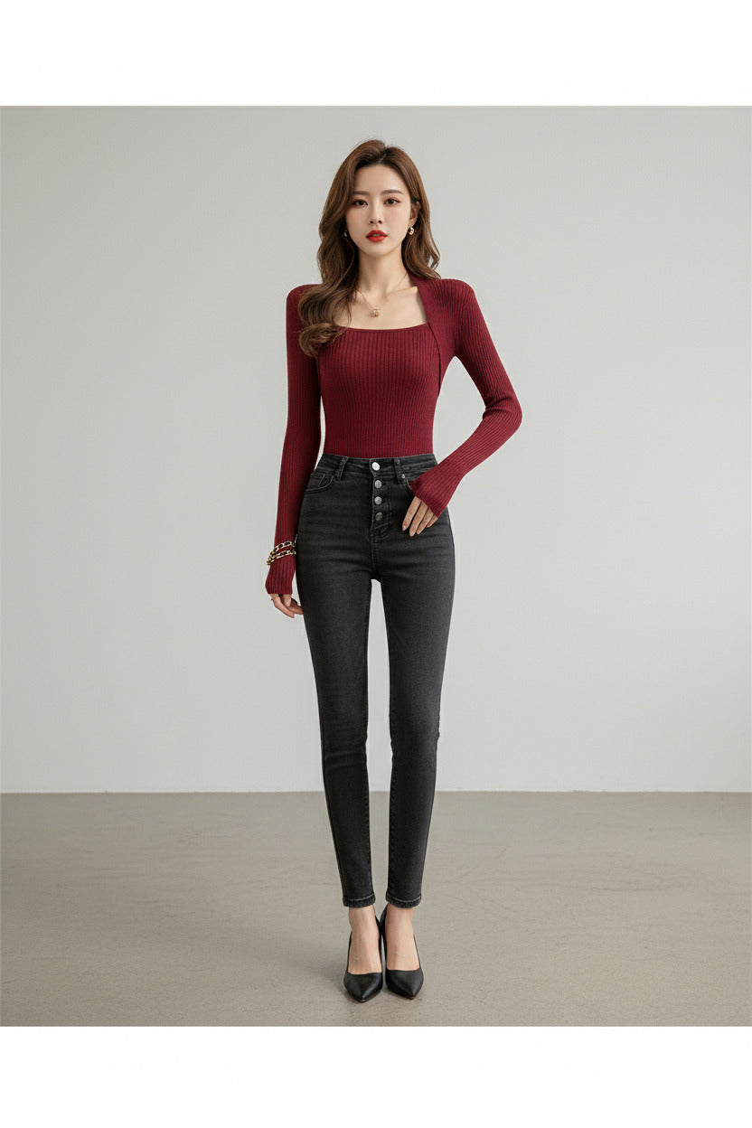 Maglia pullover donna elegante invernale
Maglione donna caldo e comodo
Pullover donna outfit autunno inverno