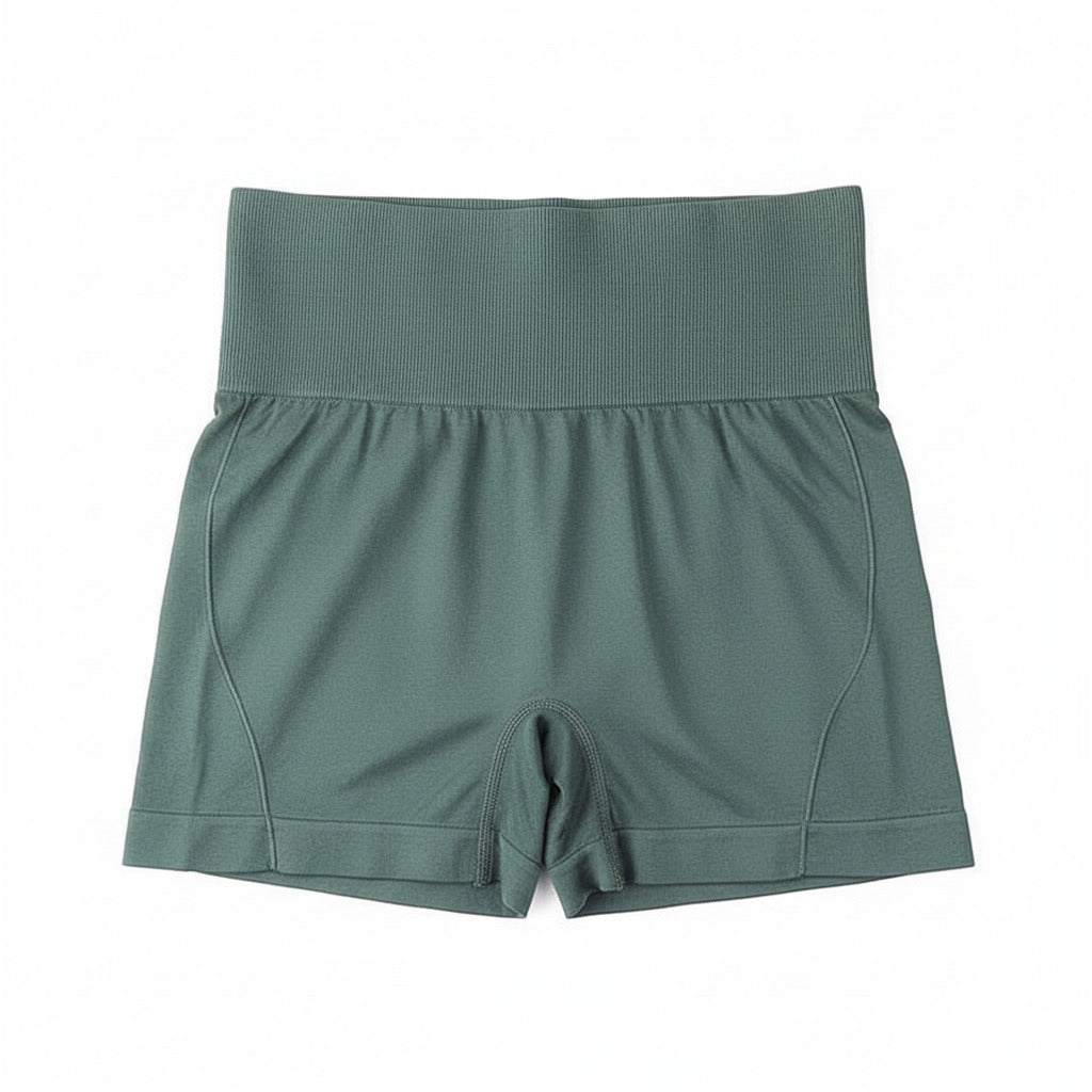 Pantaloncini donna vita yoga shorts running sport - Loweconomy