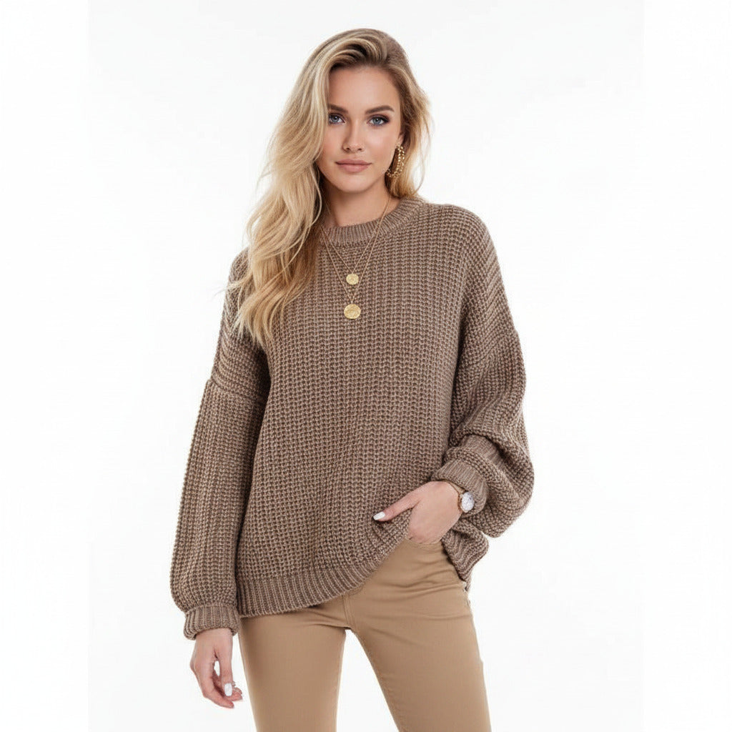 Maglione Autunnale one size oversized female pullovers - Loweconomy