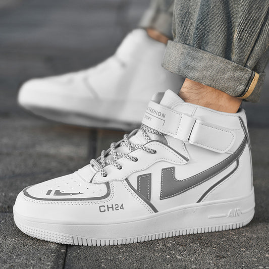 Scarpe uomo sportive con velcro comode e leggere
