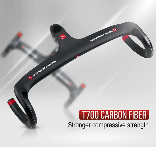 Manubrio AERONOVA Carbon Road Bike 28.6mm manubrio integrato